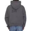 Hoodie met waslabel, middelmatige pasvorm “Grey Black” 725565TNVL61219