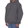 Hoodie met waslabel, middelmatige pasvorm “Grey Black” 725565TNVL61219