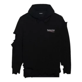 Hoodie ‘Political Campaign Destroyed’ “Zwart” 662718T32121069