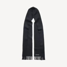 Hoodiesjaal voor heren in vervaagd zwart