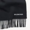 Hoodiesjaal voor heren in vervaagd zwart
