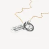 Horoscoop Steenbok-ketting in goud/zilver