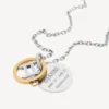 Horoscoop Tweelingen-ketting in goud/zilver