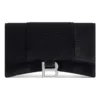 Hourglass fluwelen jersey portemonnee aan ketting “Zwart” 6560502AAPT1000