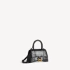 Hourglass-handtas voor dames, XS, in zwart