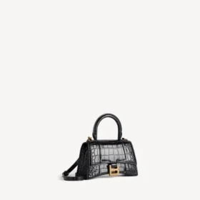 Hourglass-handtas voor dames, XS, in zwart