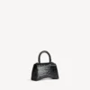 Hourglass-handtas voor dames, XS, in zwart