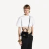 Hourglass-handtas voor dames, XS, in zwart