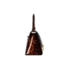 Hourglass kleine handtas met schildpadprint “Brown” 5935462AAZK2126