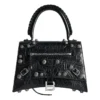 Hourglass X Le Cagole middelgrote handtas “Black” 7815852AAY11000