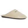 Huispantoffels van kalfsleer “Beige” 736288WB7212010