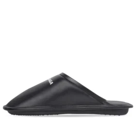 Huispantoffels van kalfsleer “Zwart”  736288WB7211090
