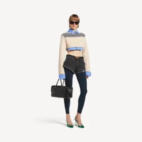 Hybride damestrui in marineblauw/wit