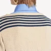 Hybride damestrui in marineblauw/wit
