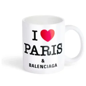 I love Paris Balenciaga-mok “White” 818761T01769000