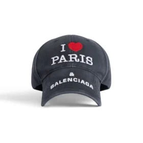I Love Paris Balenciaga-pet “Zwart” 811743410B21002
