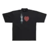 I Love T-shirt met ruime pasvorm “Black” 744439TOVH39034