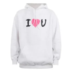 I Love U-Hoodie “White” 570811TJVL69040