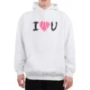 I Love U-Hoodie “White” 570811TJVL69040