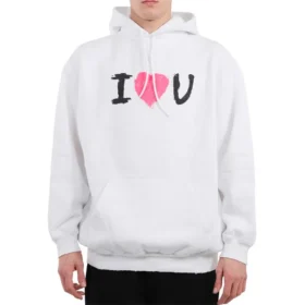 I Love U-Hoodie “White” 570811TJVL69040