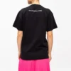 I Love U-opdruk T-shirt met korte mouwen, zwart 612965TJVL51070