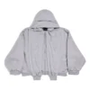 Incognito Boxy Hoodie met ritssluiting, ruime pasvorm “Grijs” 799463TQVX11300