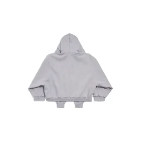 Incognito Boxy Hoodie met ritssluiting, ruime pasvorm “Grijs” 799463TQVX11300