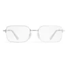 Invisible Rectangle-zonnebril “Silver” 768058T00051402