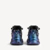 Iriserende herensneaker in blauw