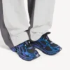 Iriserende herensneaker in blauw