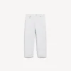 Jackie capri voor dames in wit