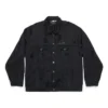 Je t”aime oversized jassen “Zwart” 751357TNW111700