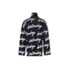 Jersey-trui met col en Scribble-logo “Zwart” 625927T31801070