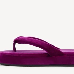 Jet Lag-teenslipper voor dames in paars