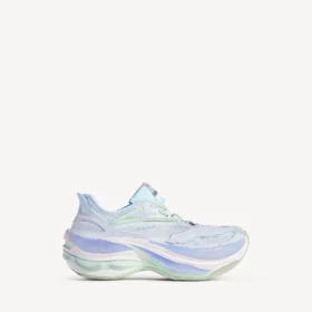 Jet-sneaker voor dames in lichtblauw/lila/lime