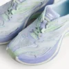 Jet-sneaker voor dames in lichtblauw/lila/lime