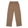 Katoen joggingbroek met geborduurd logo “Brown” 674594TMVF57761