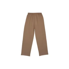 Katoen joggingbroek met geborduurd logo “Brown” 674594TMVF57761
