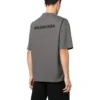 Katoen T-shirt met geborduurd logo “Grijs” 612966TNVG91300