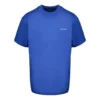 Katoen T-shirt met klein logo “Blue” 556150TBV438077
