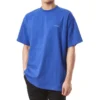 Katoen T-shirt met klein logo “Blue” 556150TBV438077