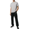 Katoen T-shirt met klein logo “Grey” 556151TYK281300