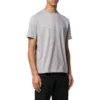 Katoen T-shirt met klein logo “Grey” 556151TYK281300
