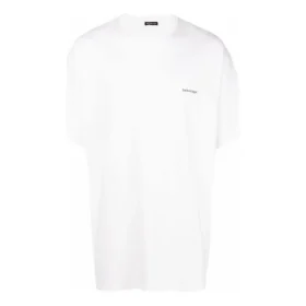 Katoen T-shirt met klein logo “White” 556151TYK289000