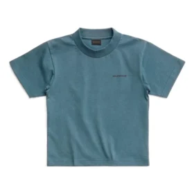 Katoen T-shirt met logo “Blue” 681864TOVK74005