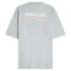 Katoen T-shirt met politiek logo “Grijs” BLGA-508203-TAV44-GY