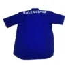Katoenen popeline shirt met logo op de rug “Blauw” 556913TEM164210