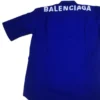 Katoenen popeline shirt met logo op de rug “Blauw” 556913TEM164210