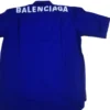 Katoenen popeline shirt met logo op de rug “Blauw” 556913TEM164210