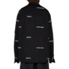 Katoenen shirt met logo-opdruk “Zwart” 662983TOL651070